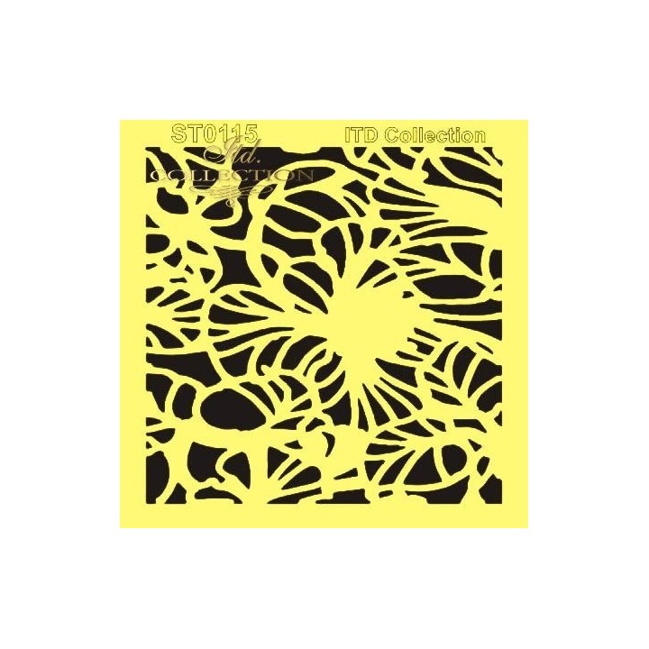 Sjabloon voor scrapbooking en decoupage 16x16 cm ST0115B