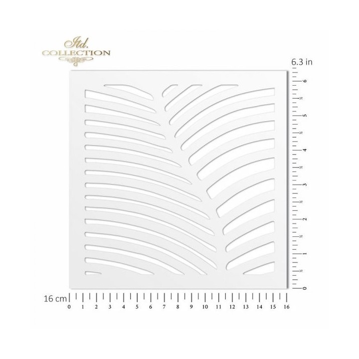 Sjabloon voor scrapbooking en decoupage 16x16 cm ST0117B