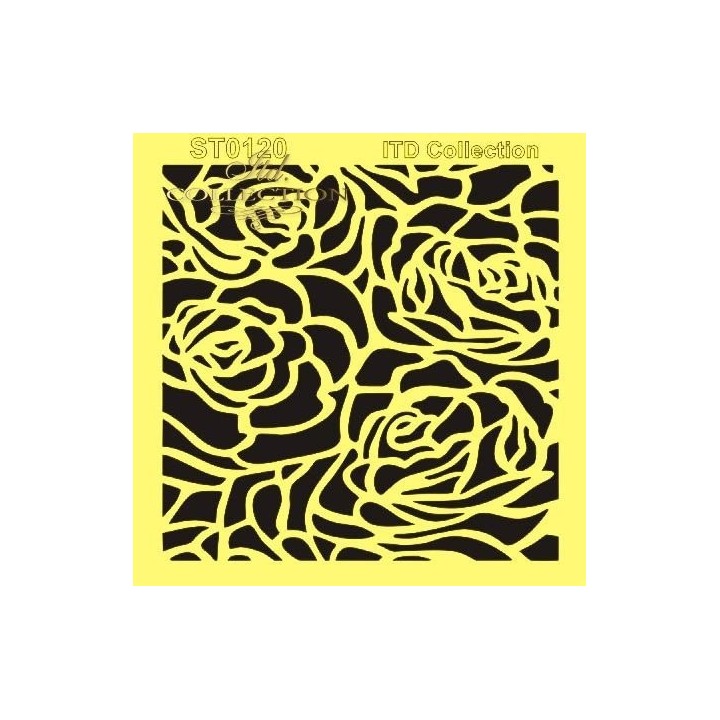 Sjabloon voor scrapbooking en decoupage 16x16 cm ST0120B