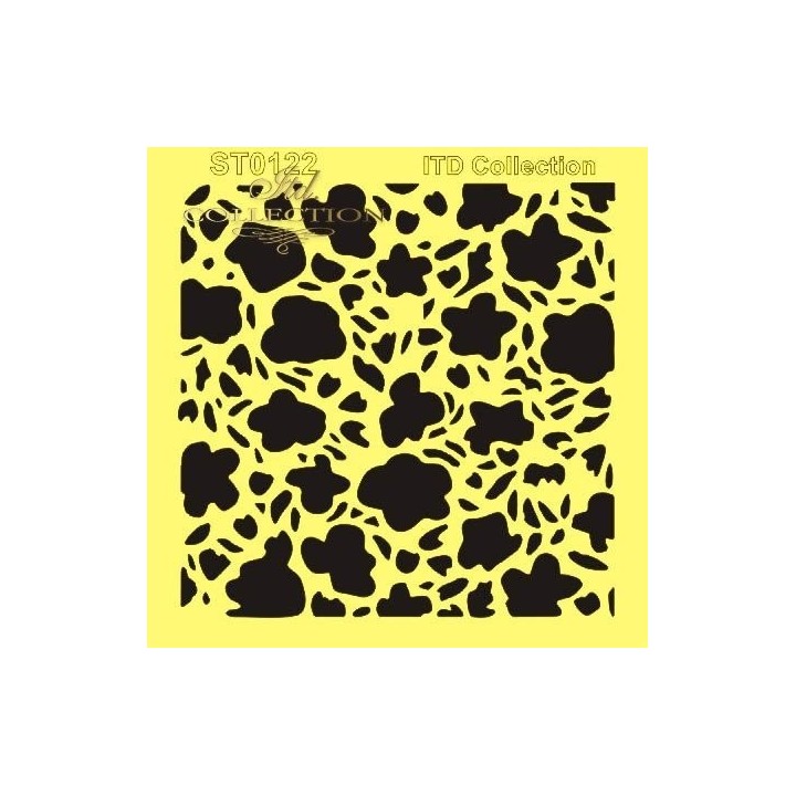 Sjabloon voor scrapbooking en decoupage 16x16 cm ST0122B