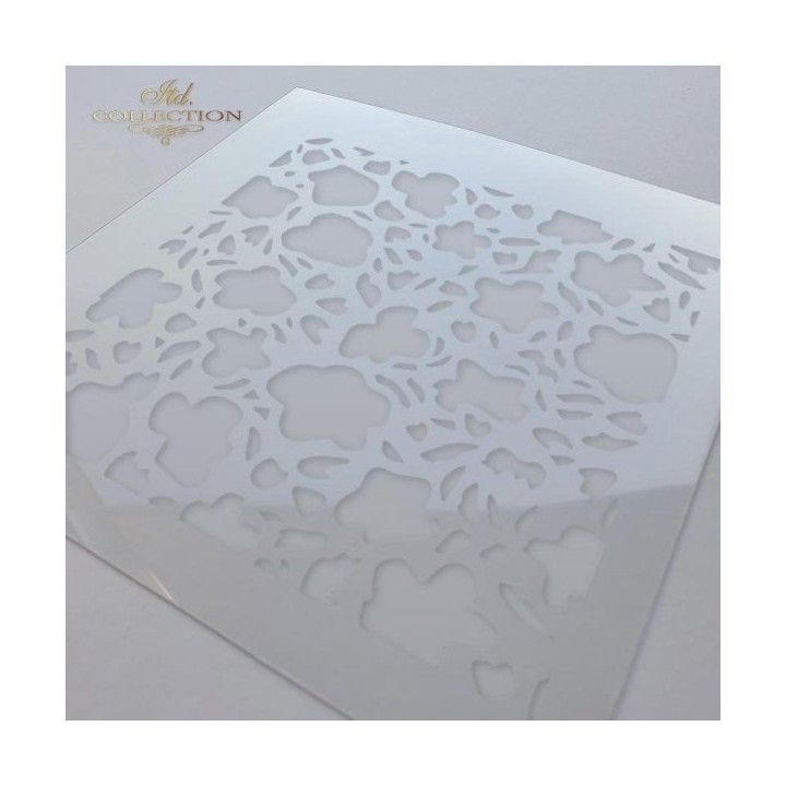 Sjabloon voor scrapbooking en decoupage 16x16 cm ST0122B