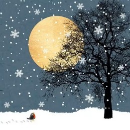 Moonlight night servet 33x33cm