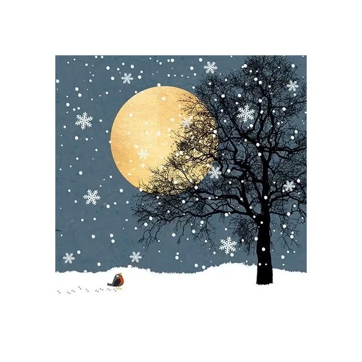 Moonlight night servet 33x33cm