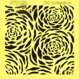 Sjabloon voor scrapbooking en decoupage 16x16 cm ST0128B