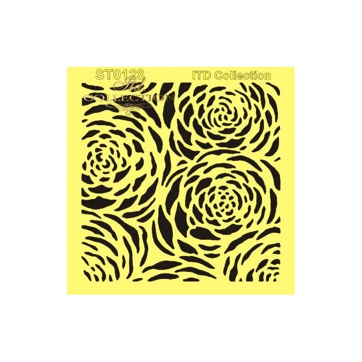 Sjabloon voor scrapbooking en decoupage 16x16 cm ST0128B