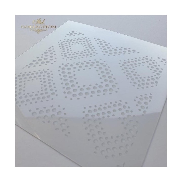 Sjabloon voor scrapbooking en decoupage 16x16 cm ST0130B