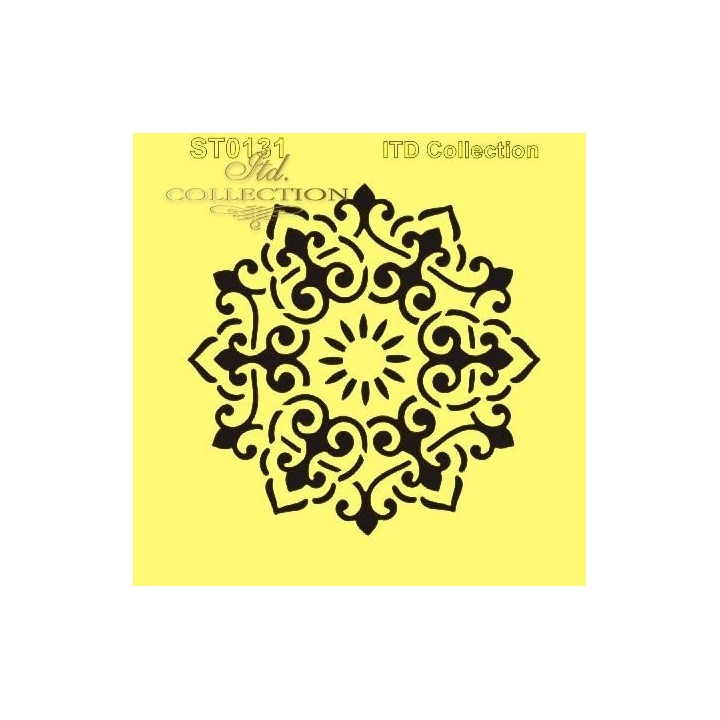 Sjabloon voor scrapbooking en decoupage 16x16 cm ST0131A