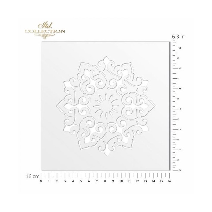Sjabloon voor scrapbooking en decoupage 16x16 cm ST0131A