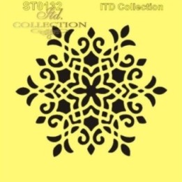 Sjabloon voor scrapbooking en decoupage 16x16 cm ST0132A