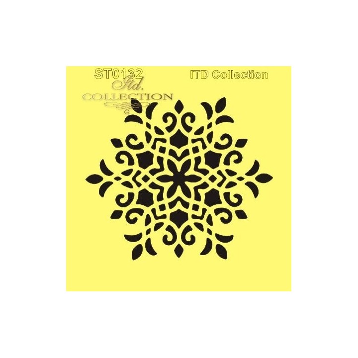 Sjabloon voor scrapbooking en decoupage 16x16 cm ST0132A