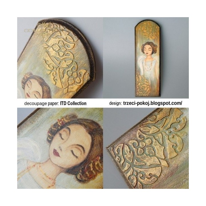 Sjabloon voor scrapbooking en decoupage 16x16 cm ST0133B