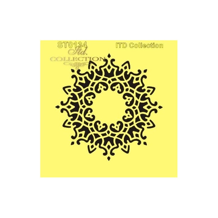 Sjabloon voor scrapbooking en decoupage 16x16 cm ST0134A