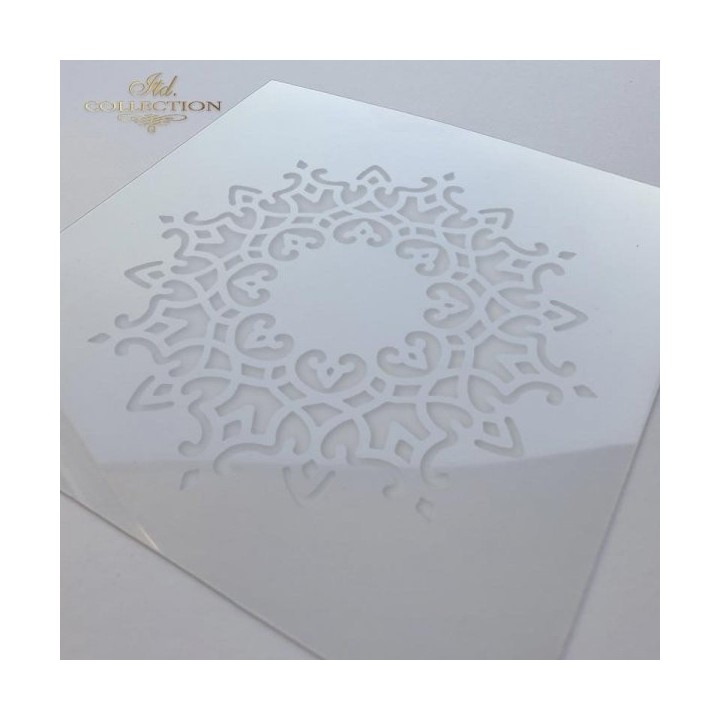 Sjabloon voor scrapbooking en decoupage 16x16 cm ST0134A