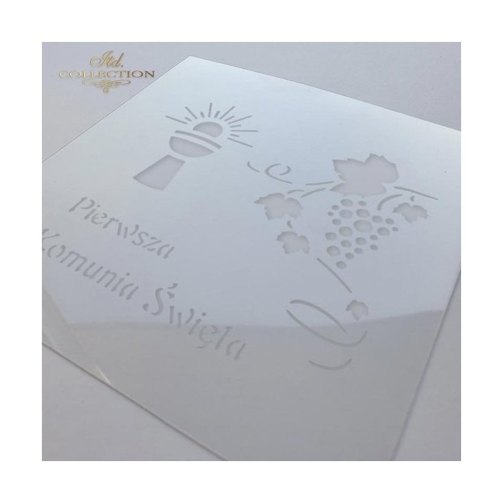Sjabloon voor scrapbooking en decoupage 16x16 cm ST0136A