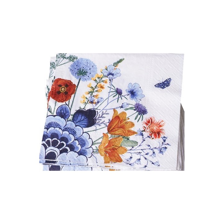 Wildbloemen servet 33x33cm