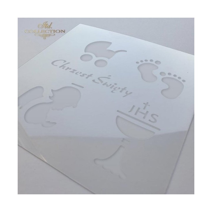 Sjabloon voor scrapbooking en decoupage 16x16 cm ST0138A