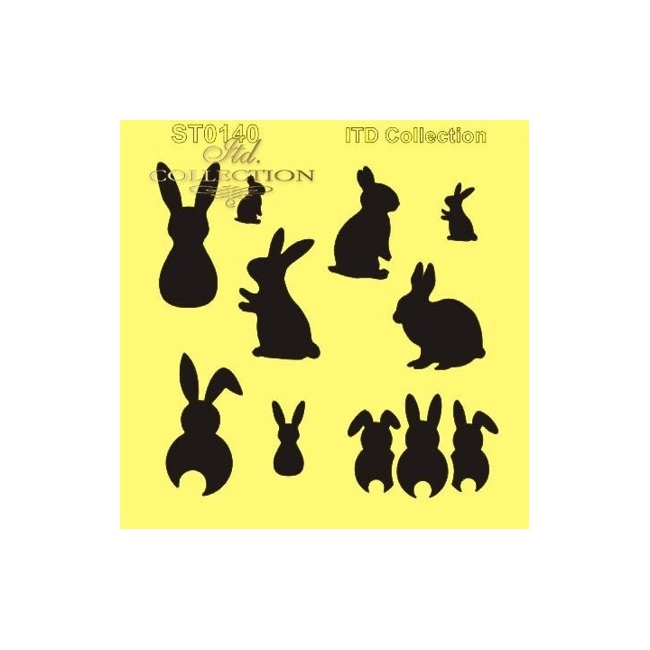 Sjabloon voor scrapbooking en decoupage 16x16 cm ST0140A