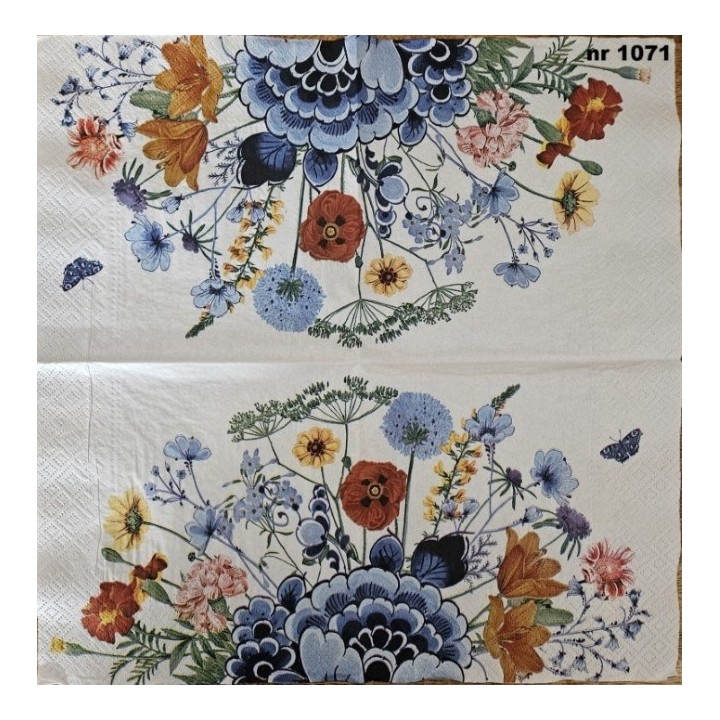 Wildbloemen servet 33x33cm