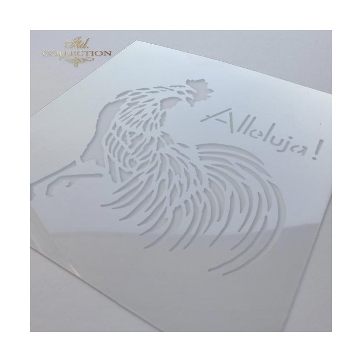 Sjabloon voor scrapbooking en decoupage 16x16 cm ST0141B