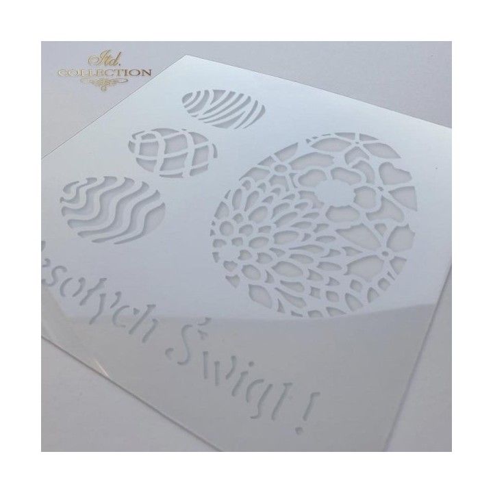 Sjabloon voor scrapbooking en decoupage 16x16 cm ST0142B
