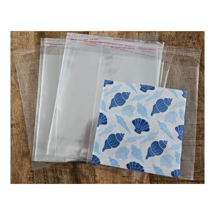 Zelfklevende zakjes 20x25cm - 10 stuks