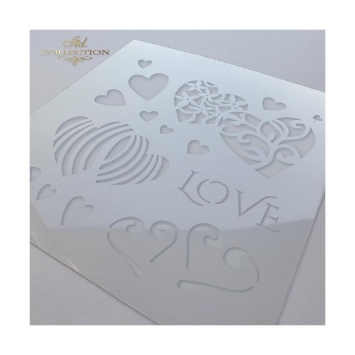 Sjabloon voor scrapbooking en decoupage 16x16 cm ST0145A