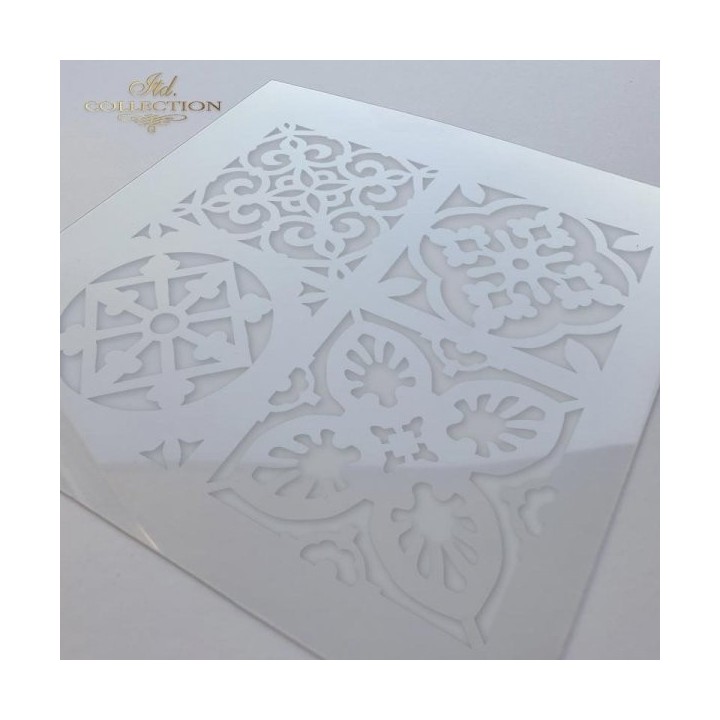 Sjabloon voor scrapbooking en decoupage 16x16 cm ST0148B