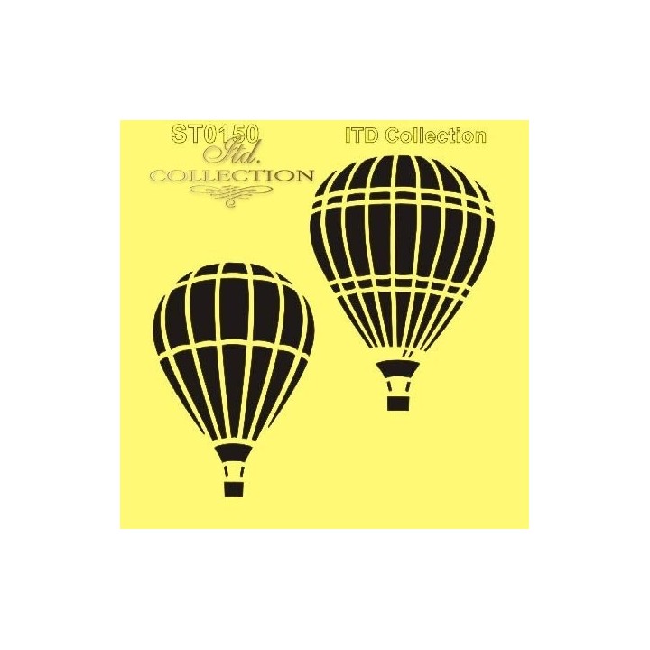 Sjabloon voor scrapbooking en decoupage 16x16 cm ST0150B