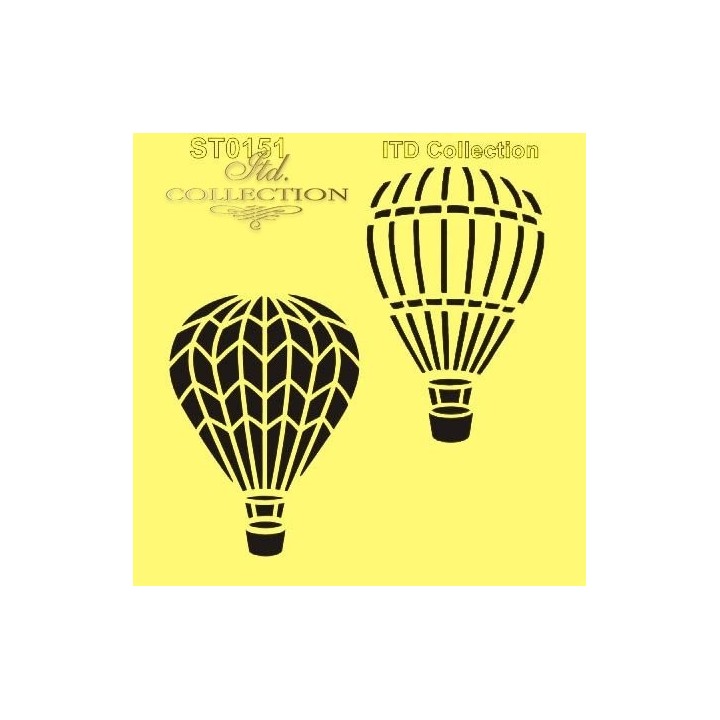 Sjabloon voor scrapbooking en decoupage 16x16 cm ST0151B