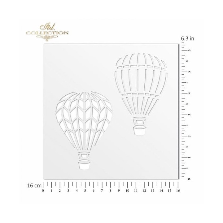 Sjabloon voor scrapbooking en decoupage 16x16 cm ST0151B