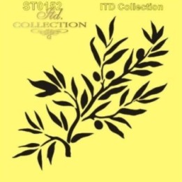 Sjabloon voor scrapbooking en decoupage 16x16 cm ST0152A