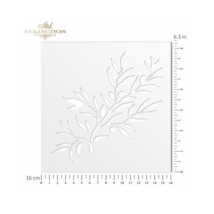 Sjabloon voor scrapbooking en decoupage 16x16 cm ST0152A