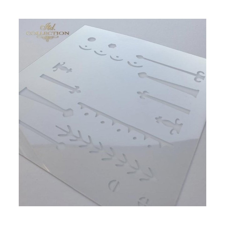 Sjabloon voor scrapbooking en decoupage 16x16 cm ST0153A