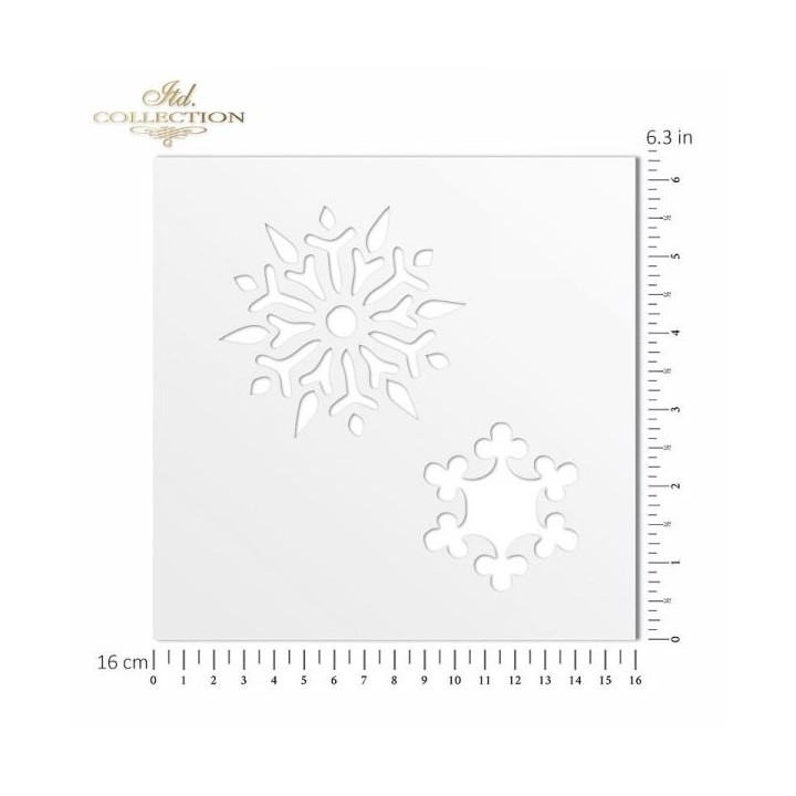 Sjabloon voor scrapbooking en decoupage 16x16 cm ST0156A