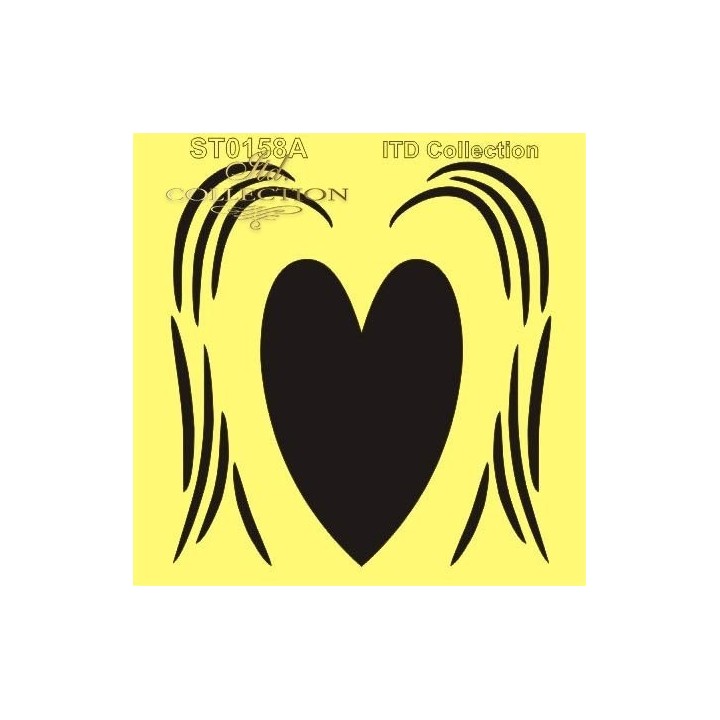 Sjabloon voor scrapbooking en decoupage 16x16 cm ST0158A