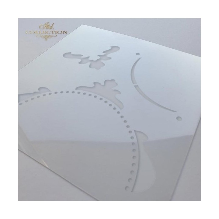 Sjabloon voor scrapbooking en decoupage 16x16 cm ST0160A