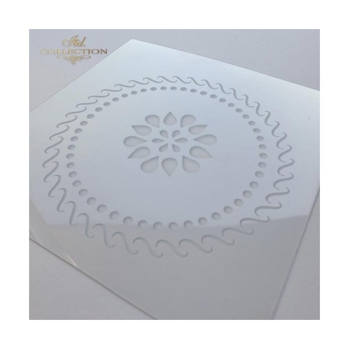 Sjabloon voor scrapbooking en decoupage 16x16 cm ST0161B