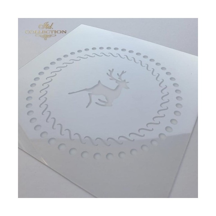 Sjabloon voor scrapbooking en decoupage 16x16 cm ST0164B