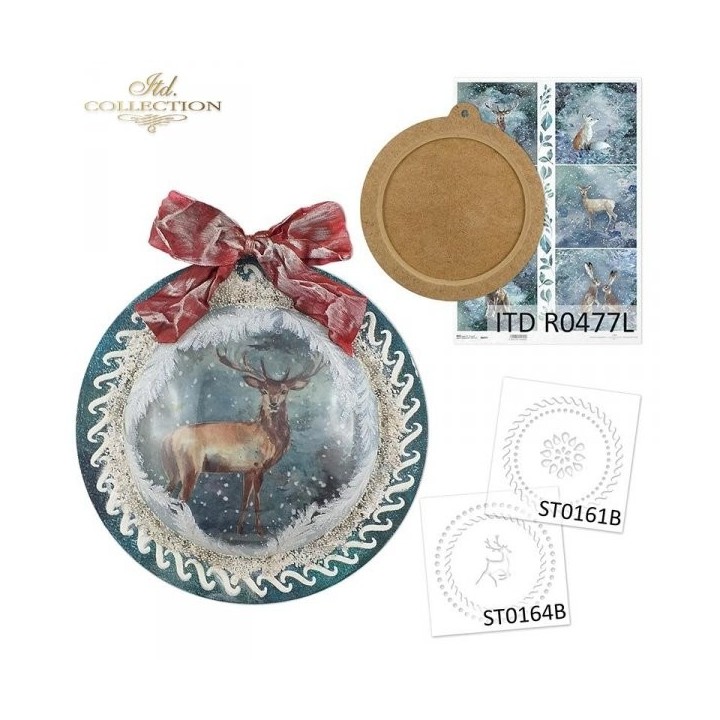 Sjabloon voor scrapbooking en decoupage 16x16 cm ST0164B