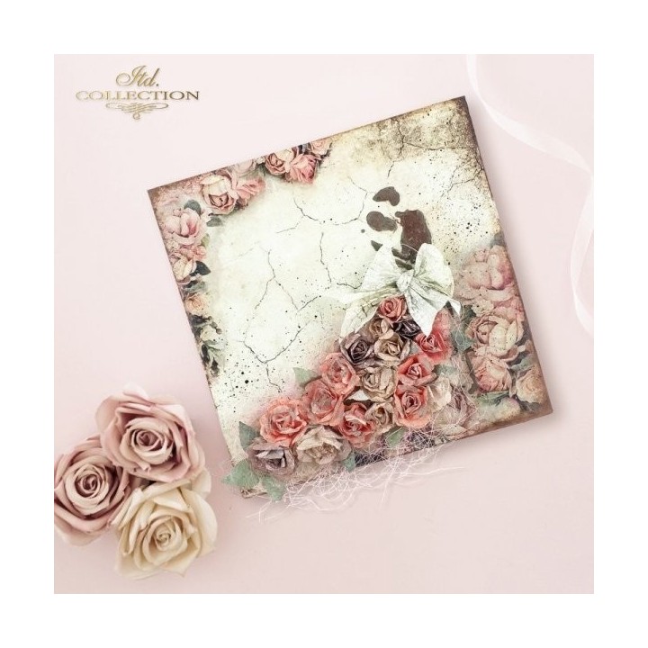 Sjabloon voor scrapbooking en decoupage 16x16 cm ST0166B