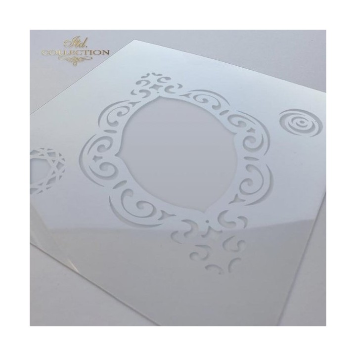 Sjabloon voor scrapbooking en decoupage 16x16 cm ST0169B