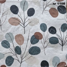 Autumn leaves servet 33x33cm