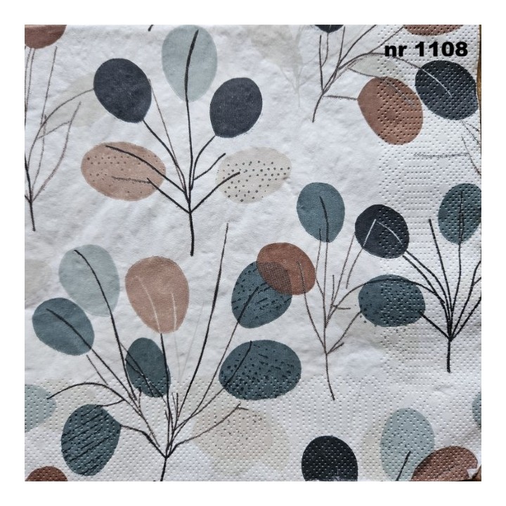 Autumn leaves servet 33x33cm