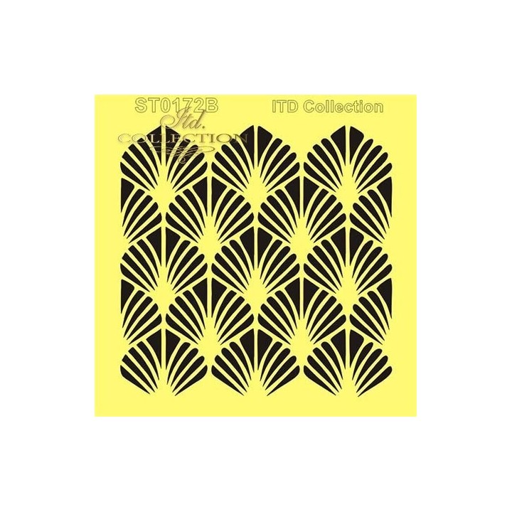 Sjabloon voor scrapbooking en decoupage 16x16 cm ST0172B