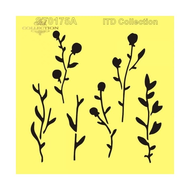 Sjabloon voor scrapbooking en decoupage 16x16 cm ST0175A