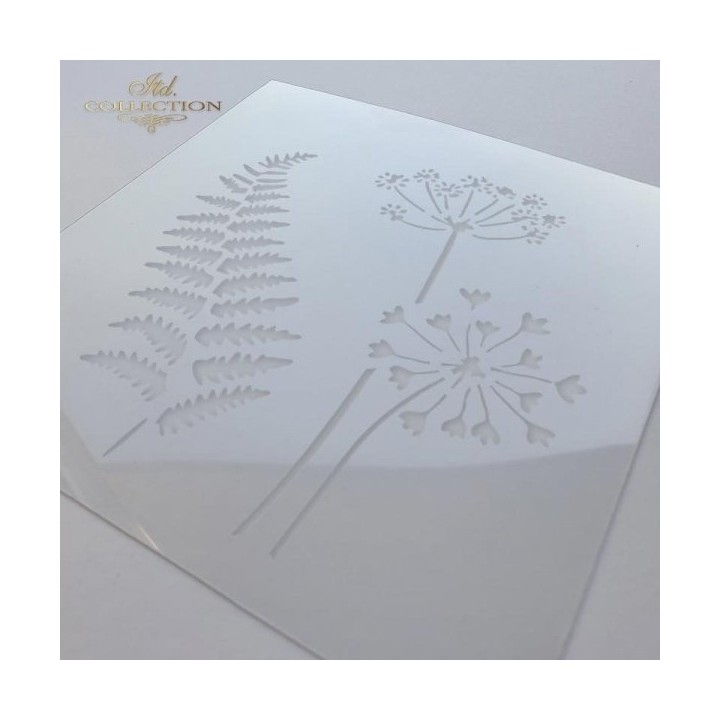 Sjabloon voor scrapbooking en decoupage 16x16 cm ST0178B