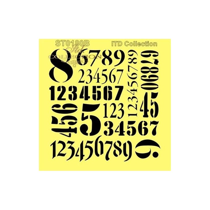 Sjabloon voor scrapbooking en decoupage 16x16 cm ST0180B