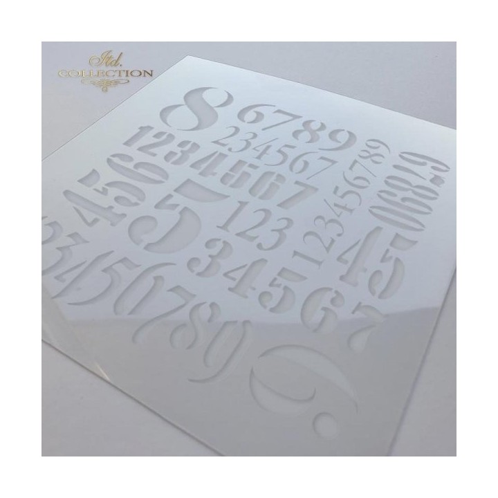 Sjabloon voor scrapbooking en decoupage 16x16 cm ST0180B