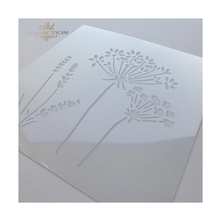 Sjabloon voor scrapbooking en decoupage 16x16 cm ST0182B