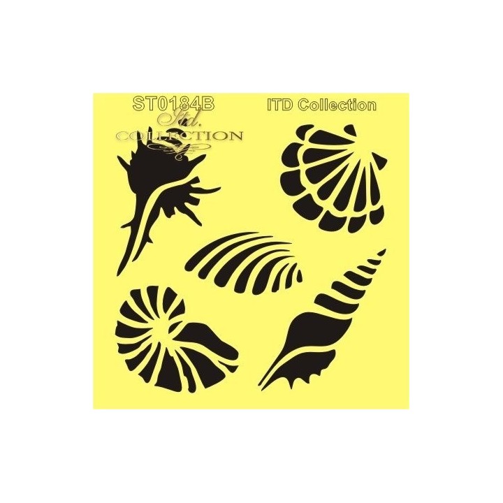 Sjabloon voor scrapbooking en decoupage 16x16 cm ST0184B